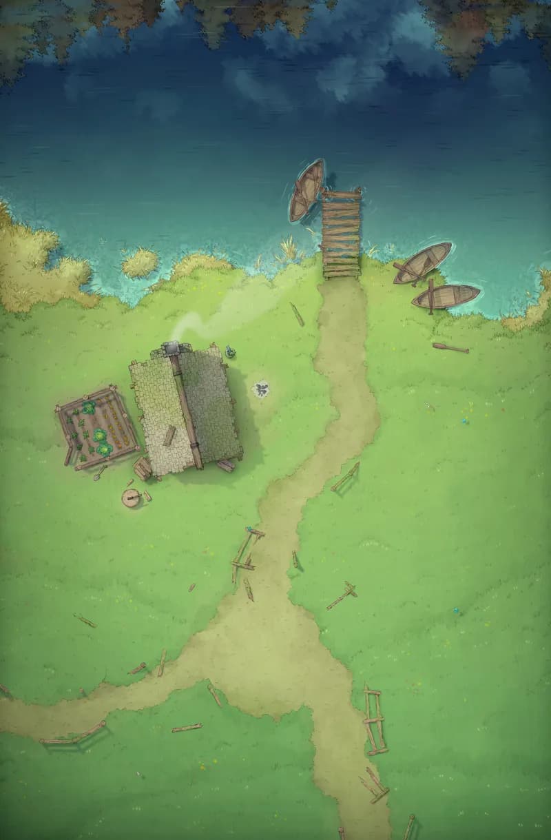 Serene Lakeside map, Original Day variant thumbnail