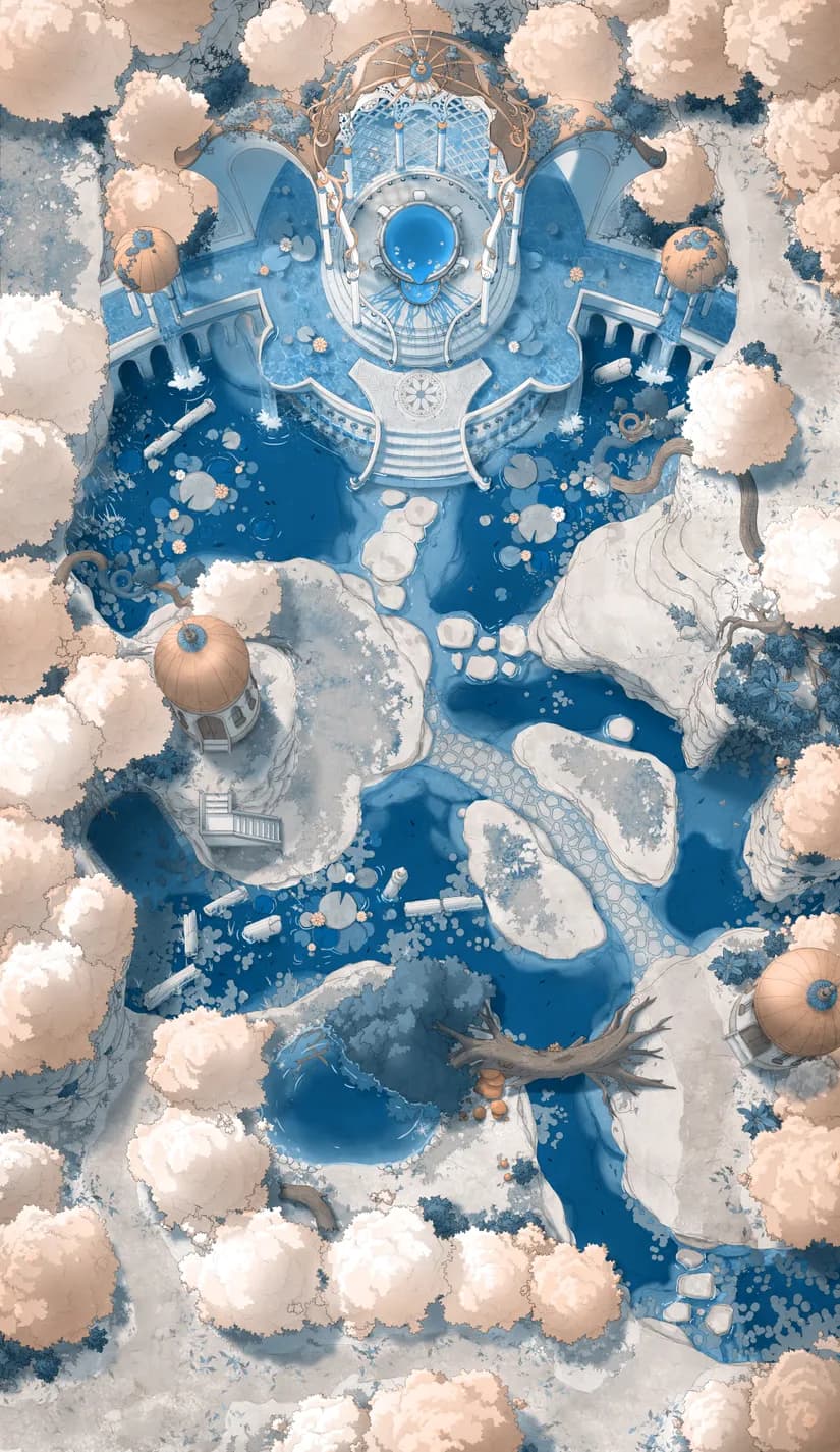 Nymph Fountain map, Candyland variant thumbnail