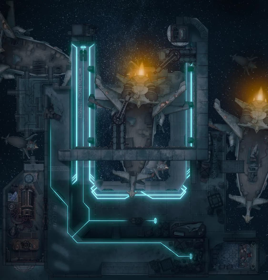 Hangar Bay map, Space Ships variant thumbnail