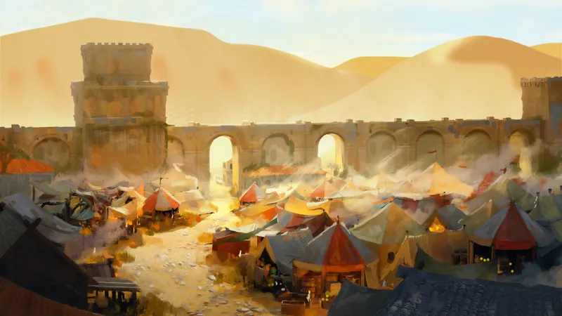 City Marketplace map, Desert Day Empty variant