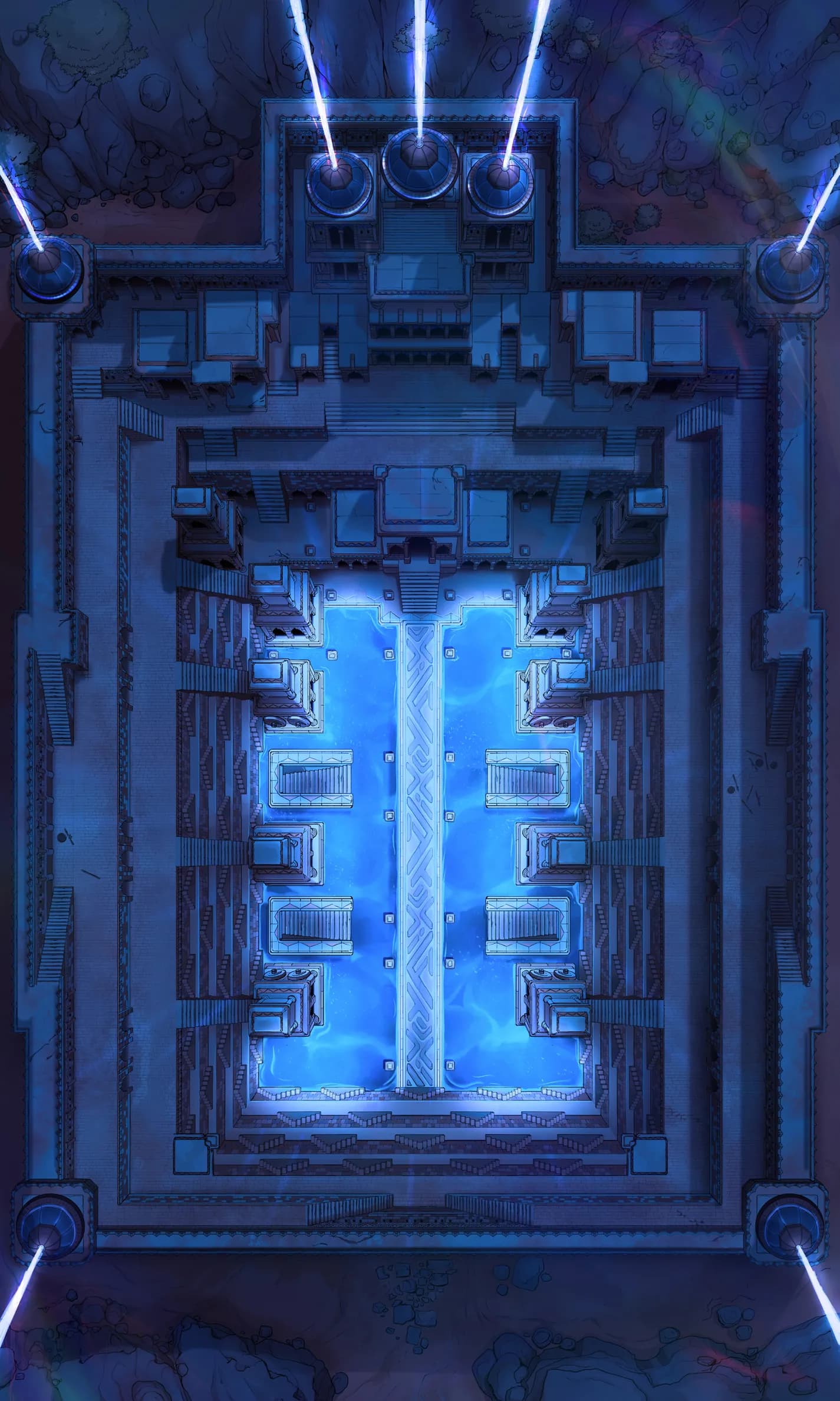 Ancient Stepwell map, Arcane Channel variant thumbnail