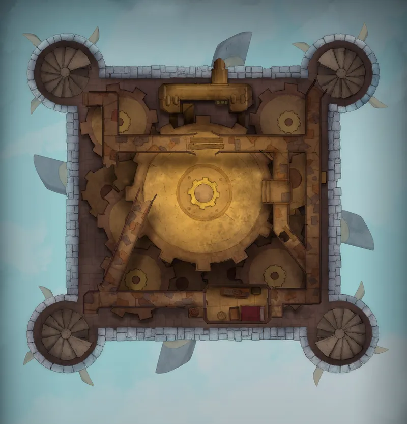Floating Castle map, Machine Room Day variant thumbnail