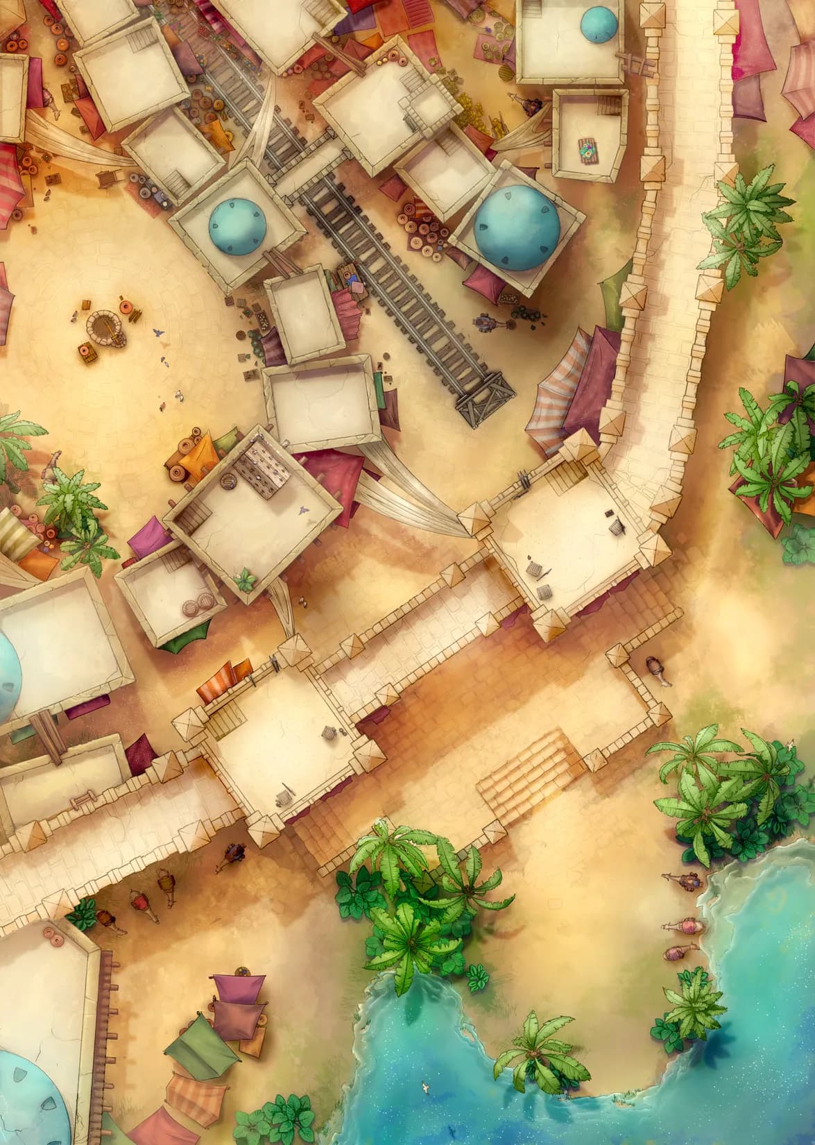 Oasis City map, Station variant thumbnail