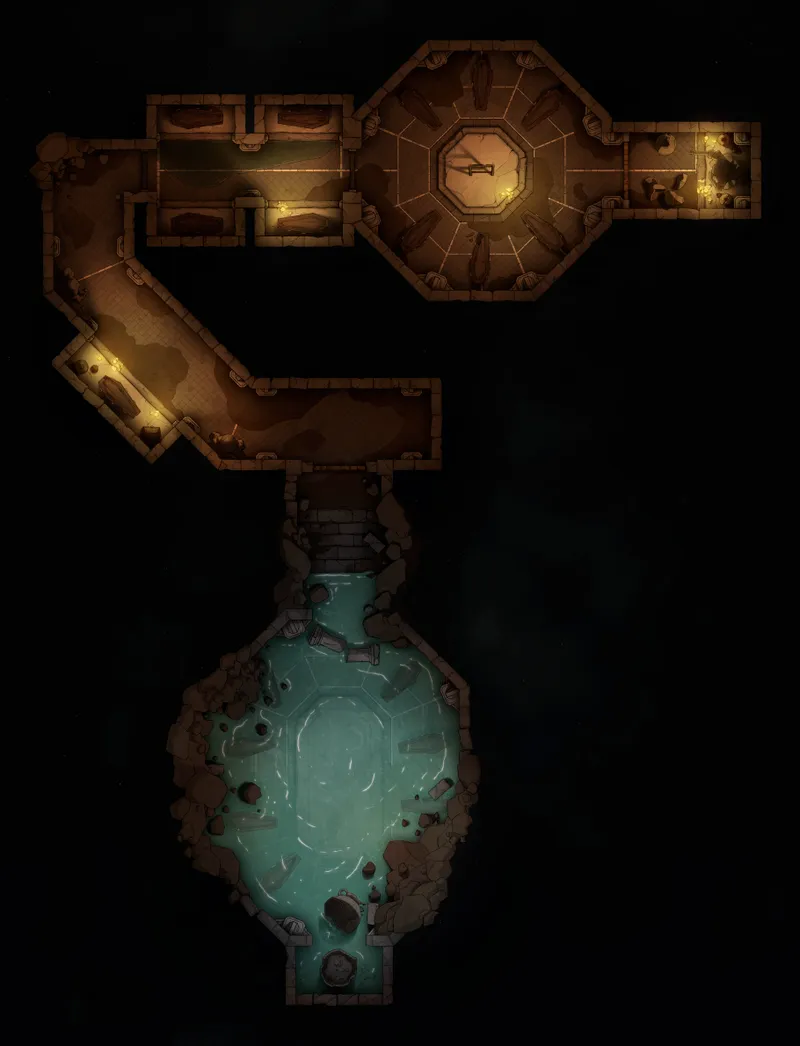 Forgotten Chapel Crypt map, Flooded variant thumbnail