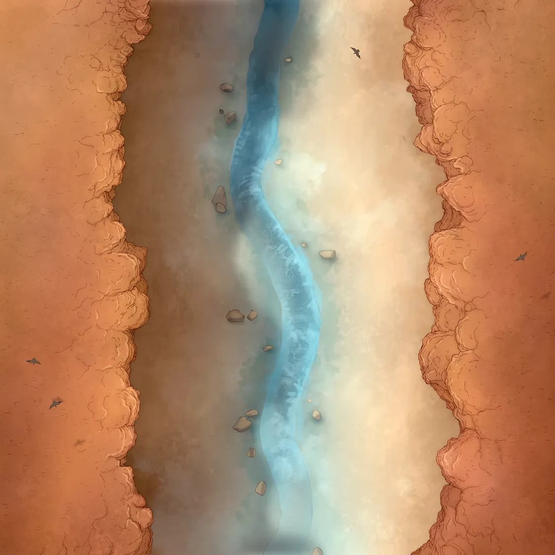 Midair Dragon Flight map, Canyon Plain Day variant thumbnail