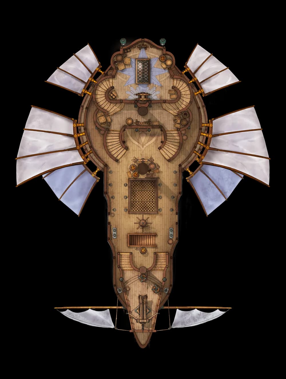 The Crystal Veil map, Sails Level 4 variant thumbnail