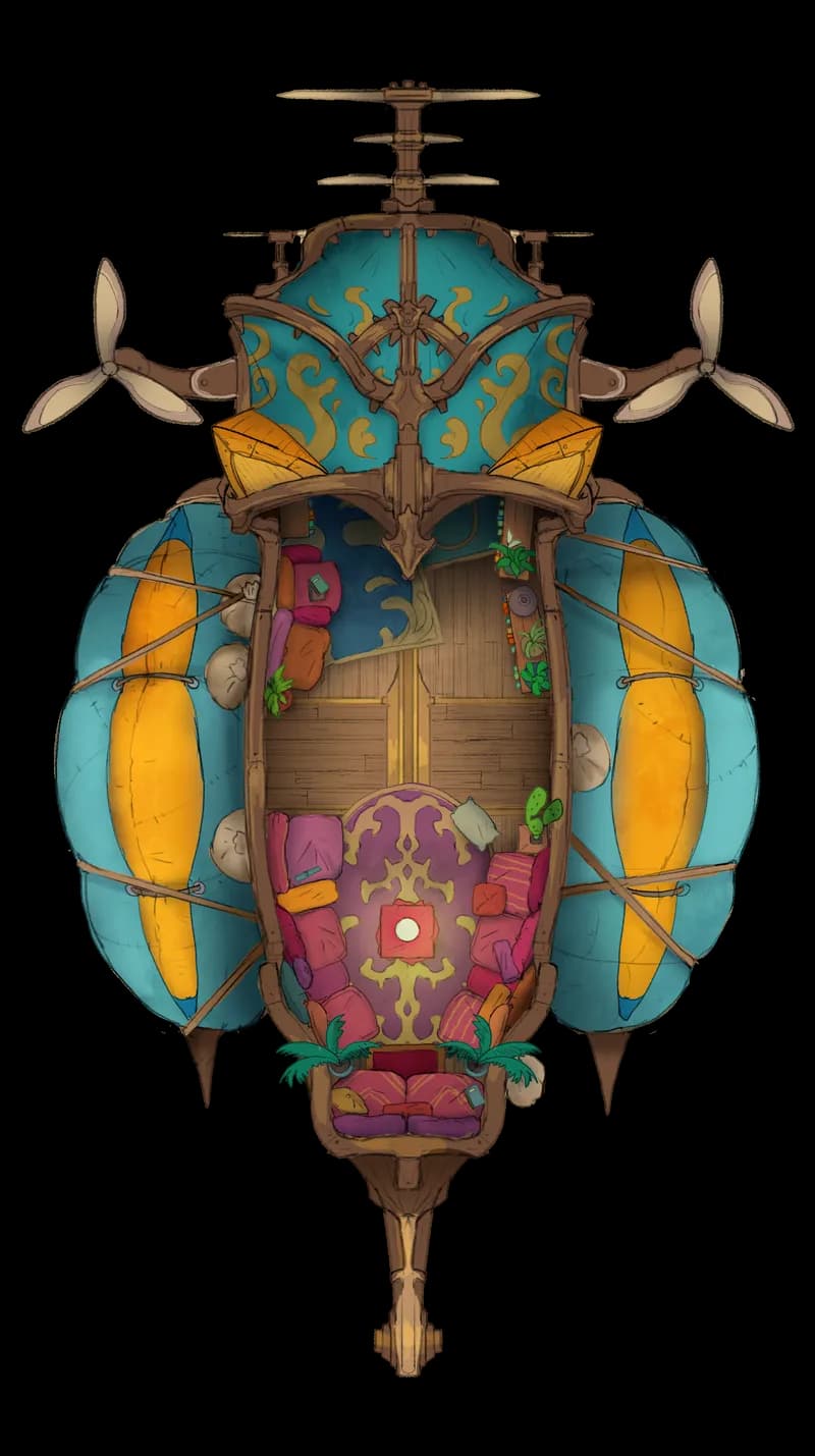 Airships! Pt. 2 map, Duodrome Cat Wizard Guild variant thumbnail