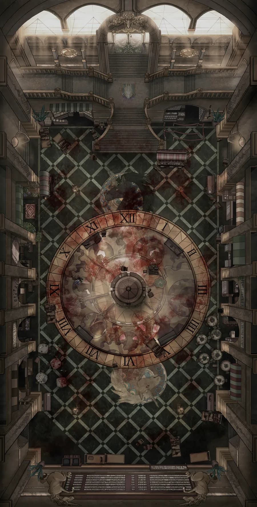 Train Station Concourse map, Massacre variant thumbnail