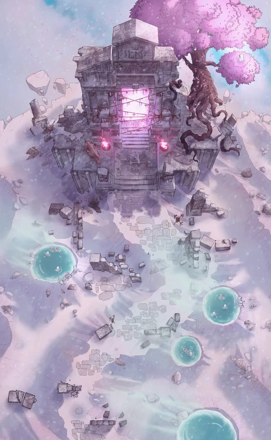 Wizard Prison Pt. 1 map, Hot Spring Day variant