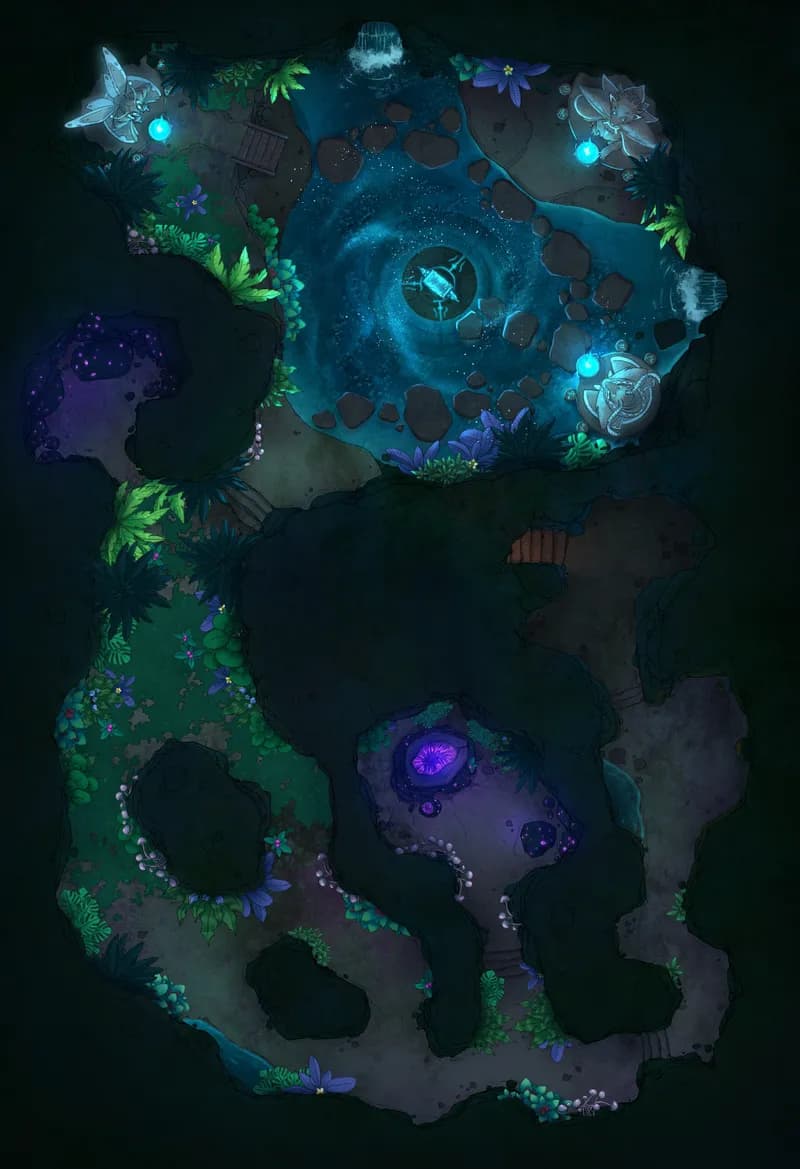 Blacksmith Secret Grotto map, No Camp variant thumbnail