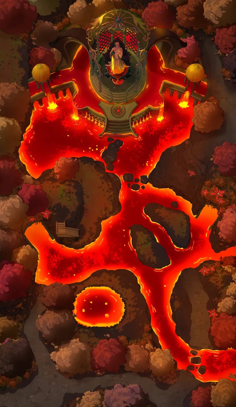 Nymph Fountain map, Lava variant thumbnail