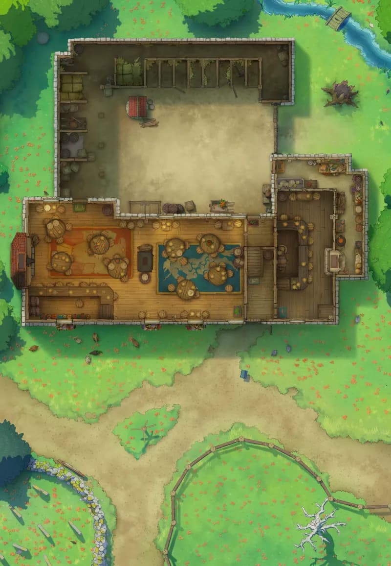 Ages of the Vale: Coaching House map, Indoors Original Day variant thumbnail