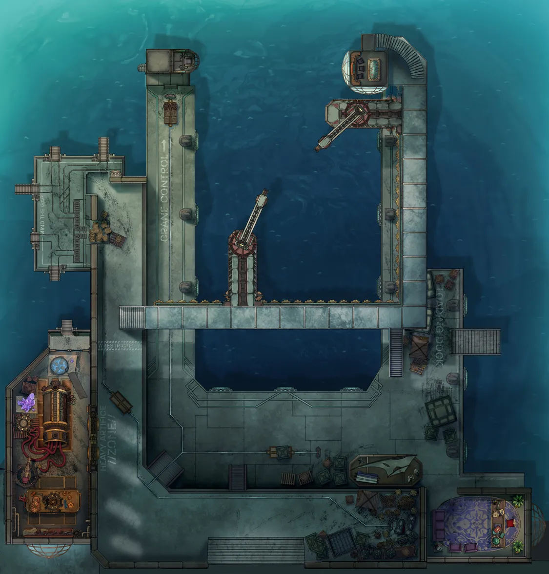 Hangar Bay map, Sea Dock variant thumbnail
