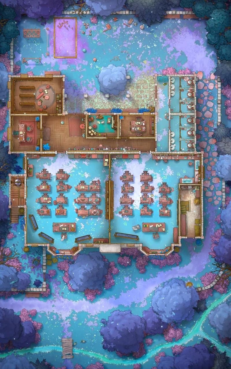 Quaint Village School map, Fey variant thumbnail