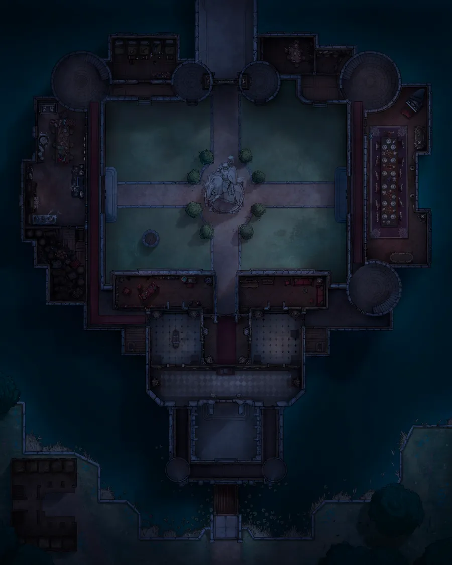 Palace Outer Court map, First Floor Original Night variant thumbnail