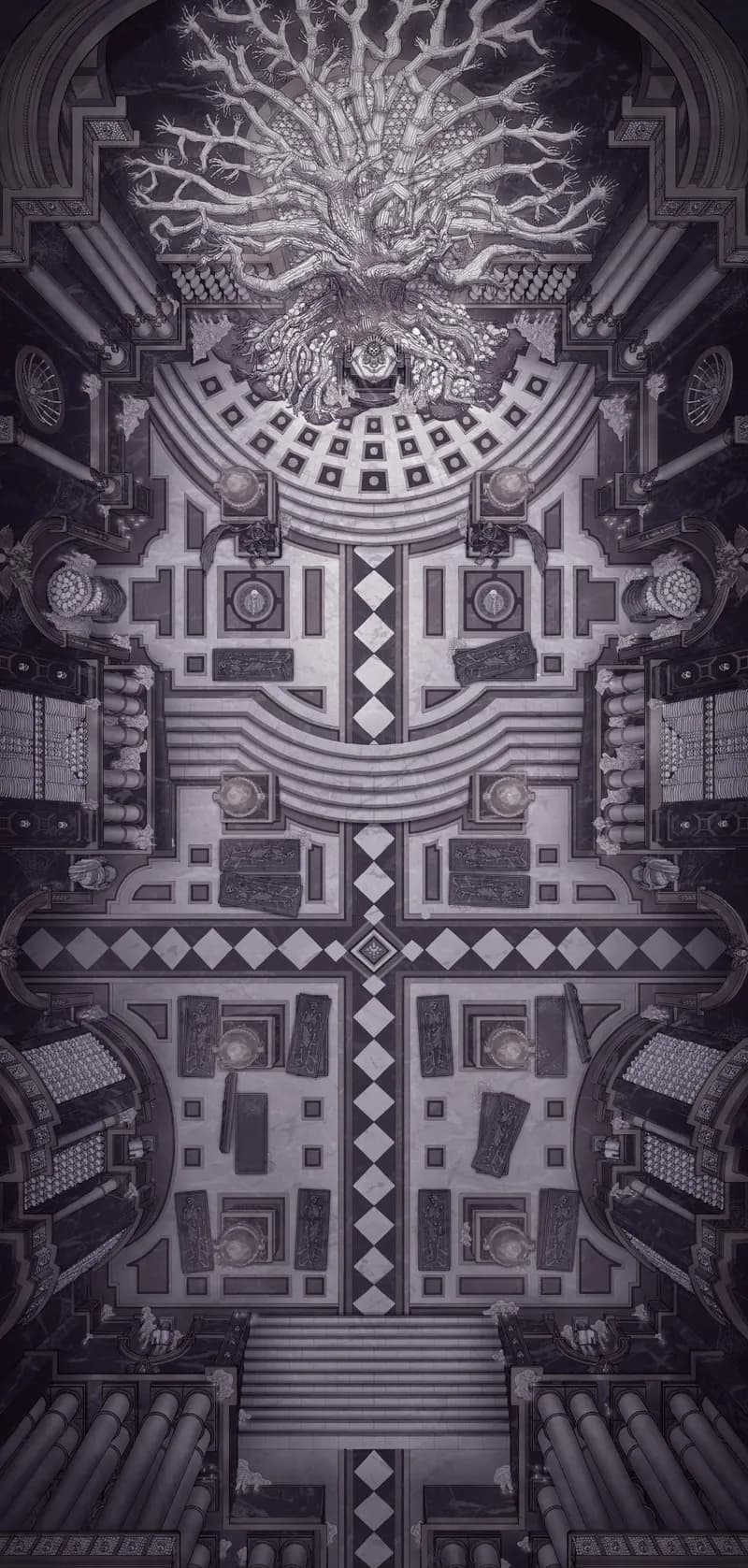 Bone Dryad Ossuary map, Shadowrealm variant thumbnail