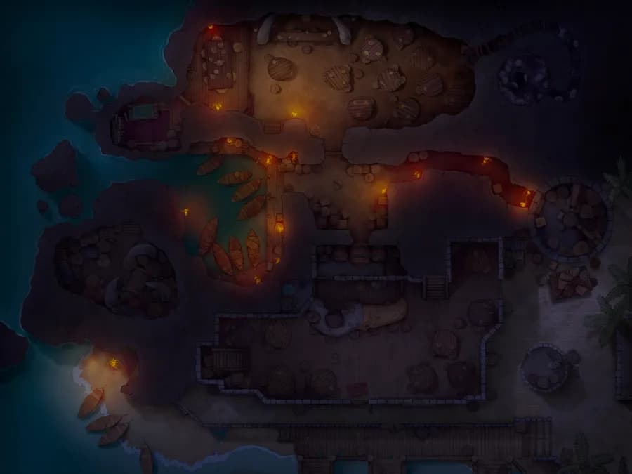 Pirate Port Tavern map, Tavern Level Pirate Night variant thumbnail