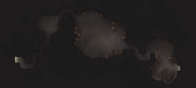 Island Fort map, Underground Tunnels Isolated variant thumbnail