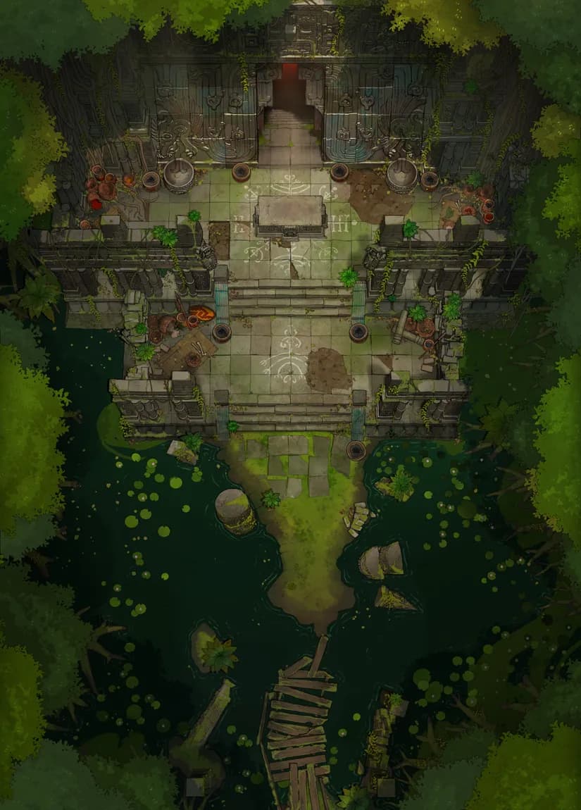 Jungle Temple Entrance map, Open No Flames Day variant thumbnail