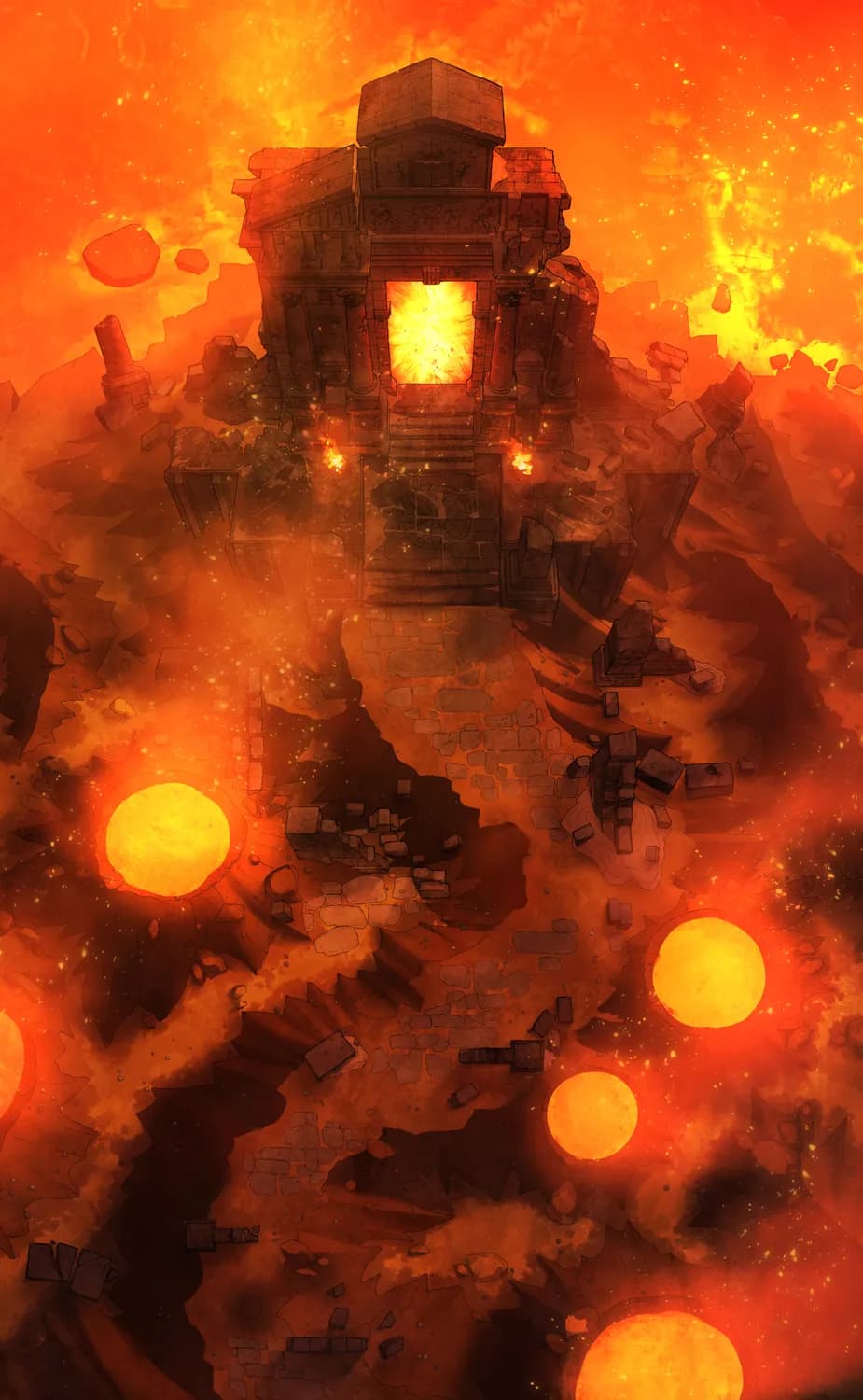 Wizard Prison Pt. 1 map, Lava variant
