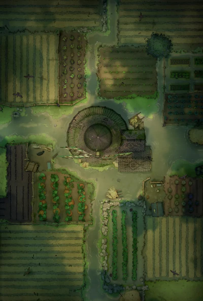 Windmill Farm map, Hag Lair Day variant thumbnail