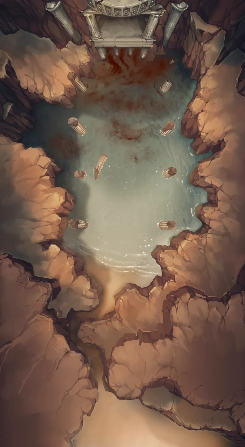 Blue Dragon Lair map, Bloody Waters variant thumbnail