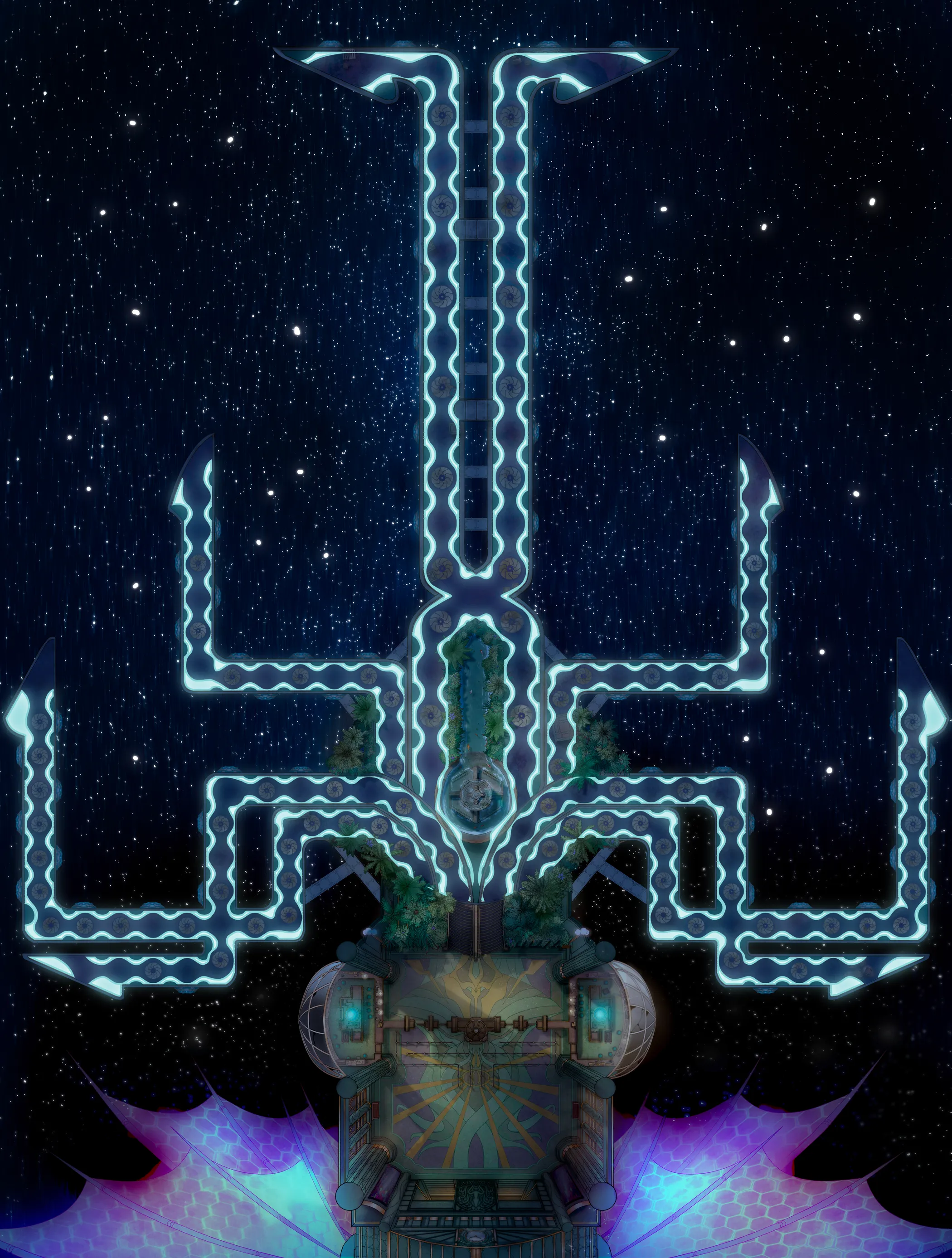 Airship Port map, Spelljammer variant thumbnail