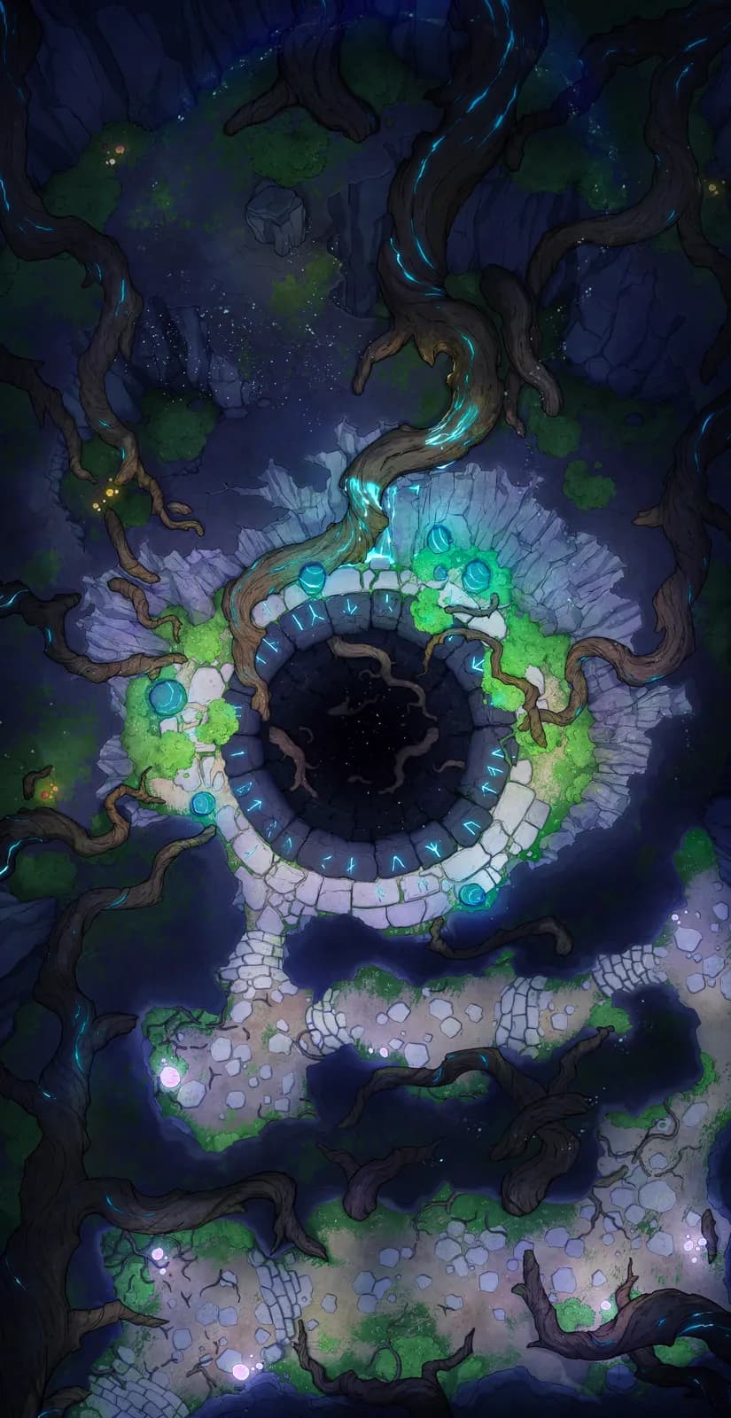 Yggdrasil Roots map, Original Empty variant thumbnail