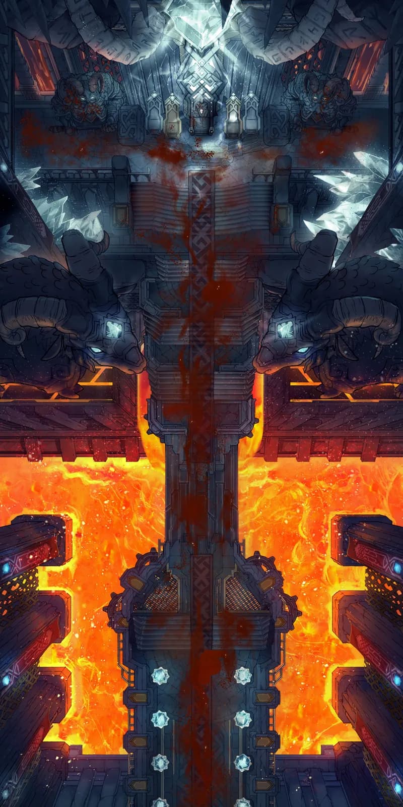 Dwarven Throne Hall map, Massacre variant thumbnail