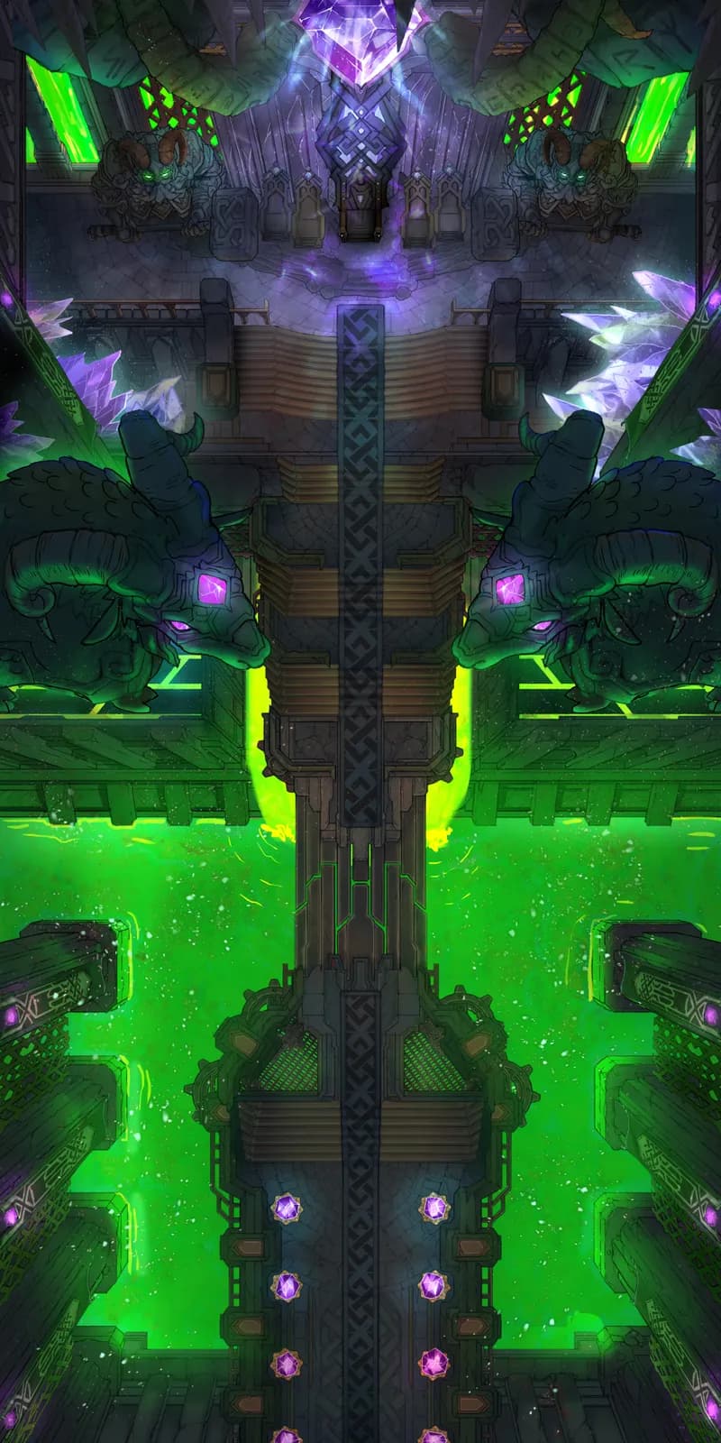 Dwarven Throne Hall map, Toxic variant thumbnail