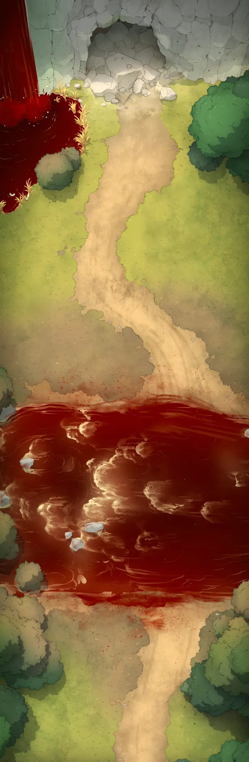 Caravan Roadblock map, Blood River variant thumbnail