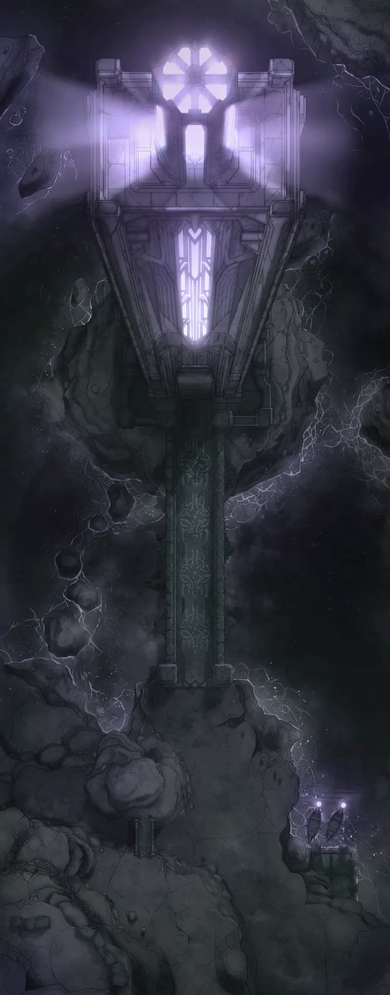 Chthonic Lighthouse map, Shadowlands variant thumbnail