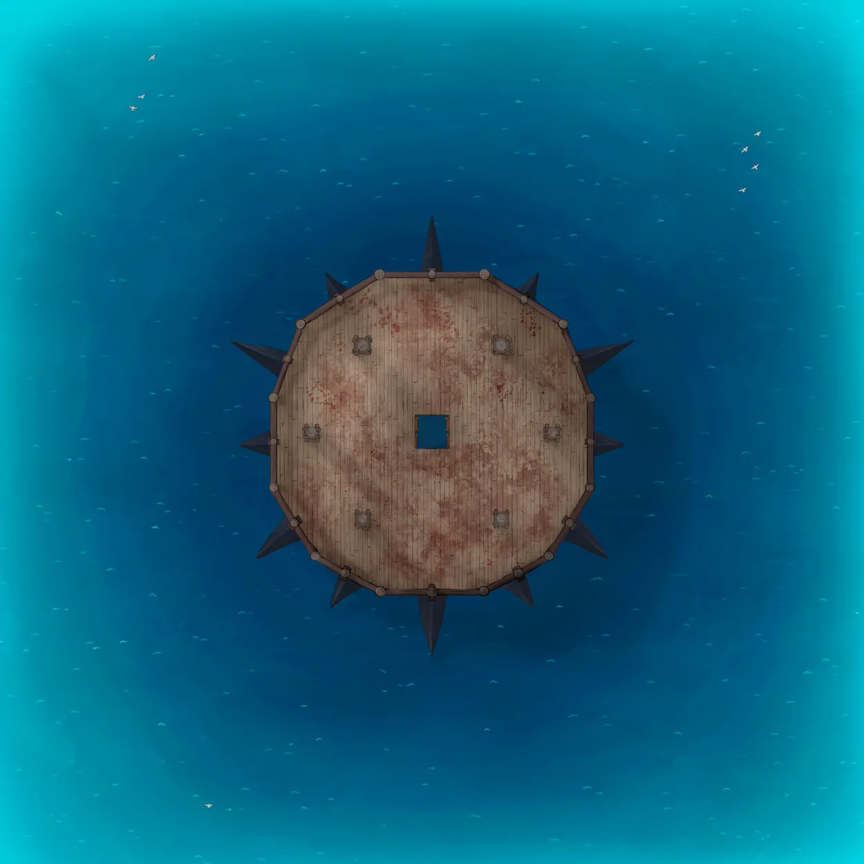 Open Ocean map, Big Outpost Bloody Day variant thumbnail