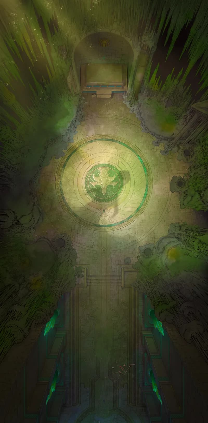 Dragon's Hoard map, Moss Lair variant thumbnail