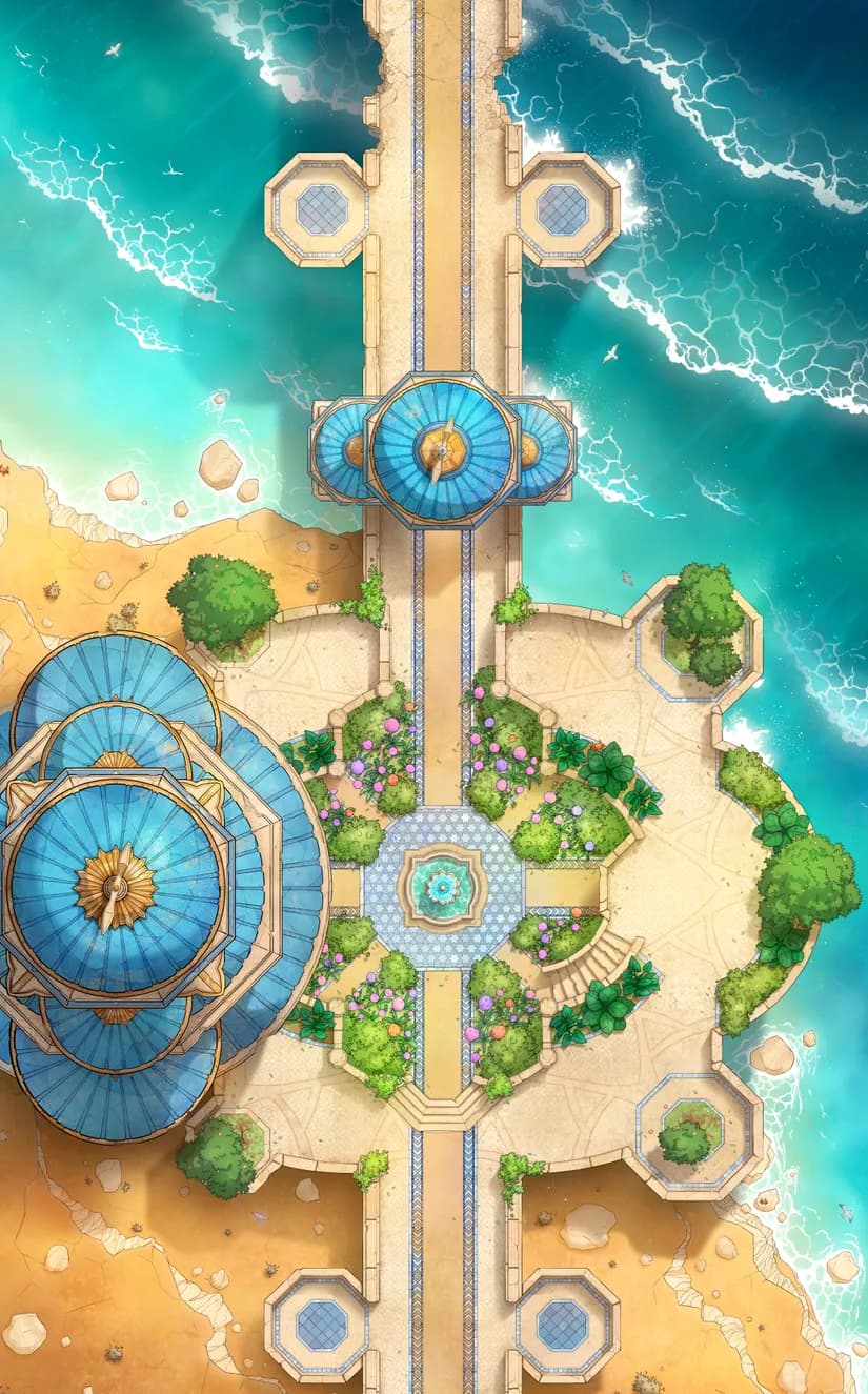 Djinn Gardens map, Original Day variant thumbnail