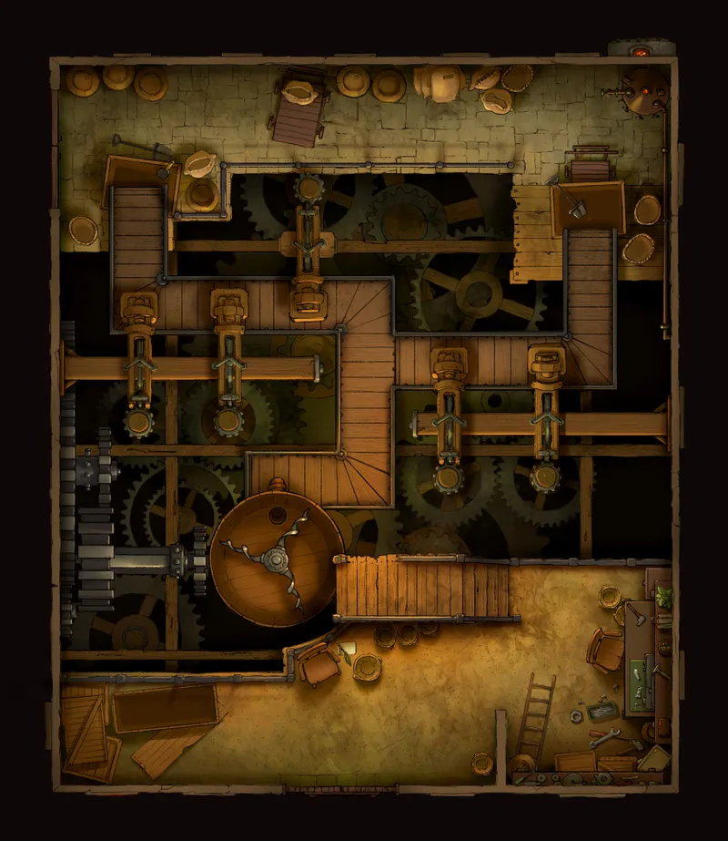 Bone Mill Interior map, No Bones variant thumbnail