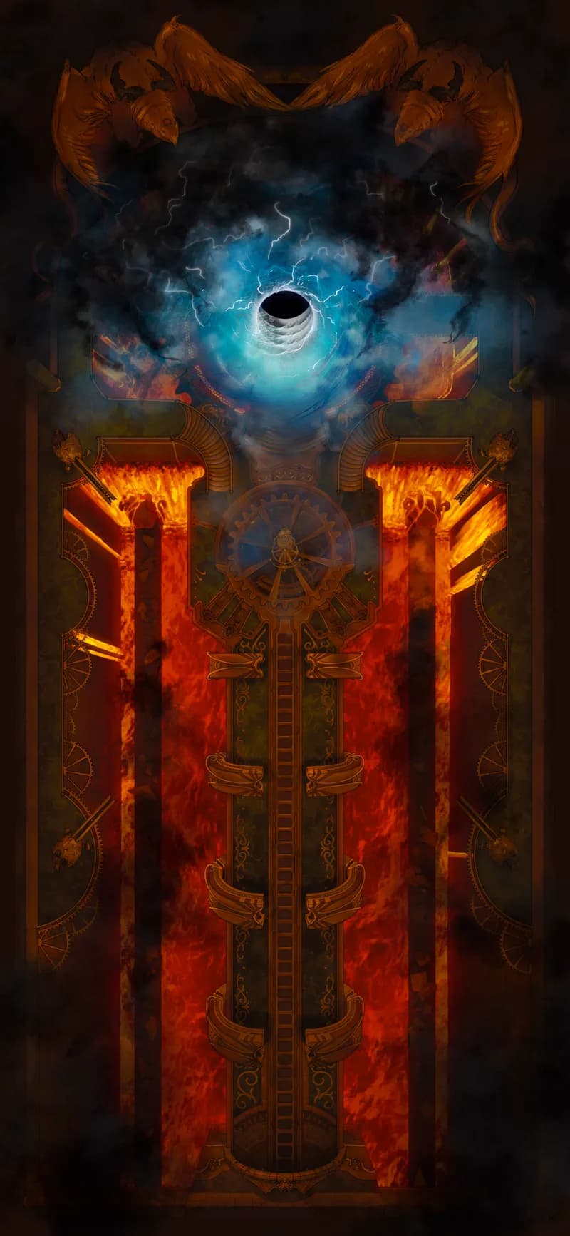 Clockwork Dragon Lair Interior map, Portal variant thumbnail