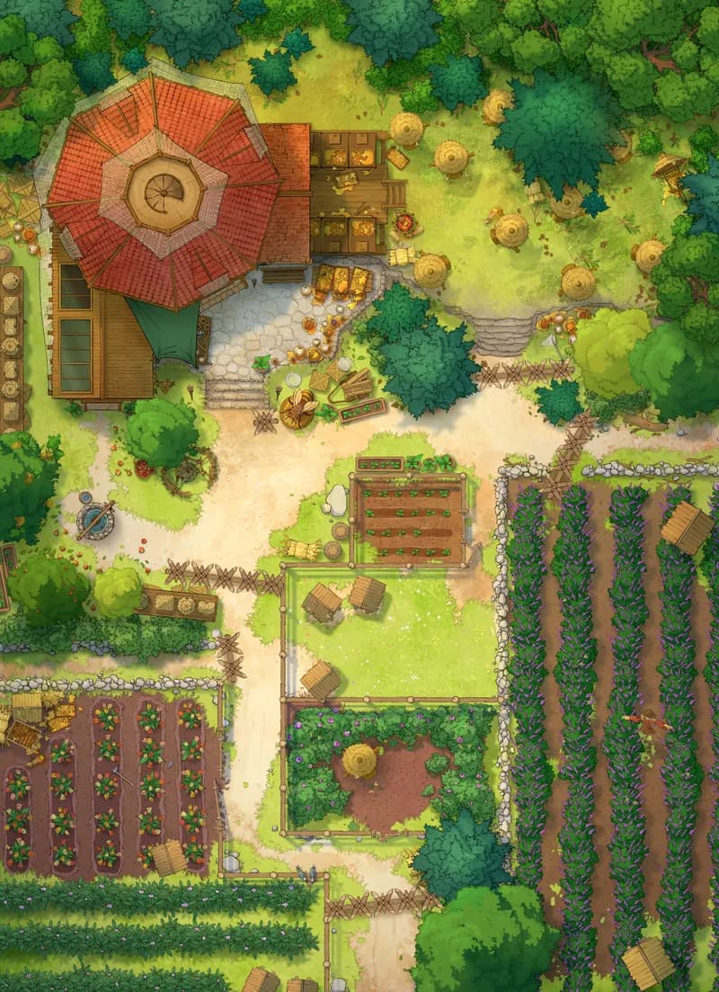 Tranquil Apiary map, Barricades variant thumbnail