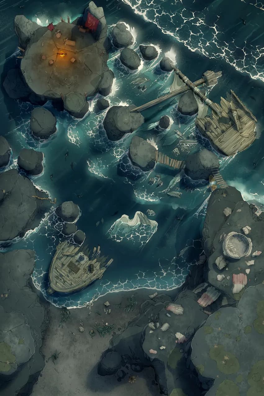 Harpy Cove map, Goblin Camp Day variant thumbnail