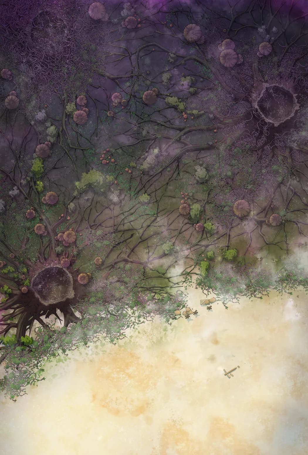 Dark Woods Edge map, Desert Edge variant thumbnail