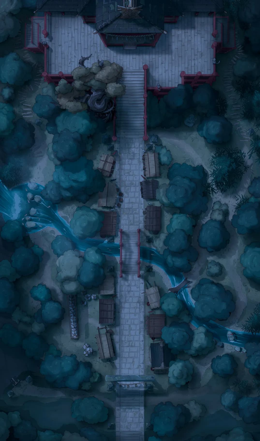 Forest Shrine Festival map, Original Night variant thumbnail