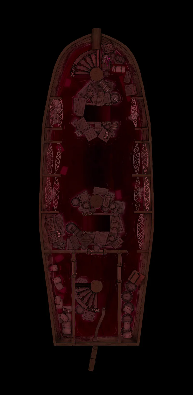 Haunted Ghost Ship Interior map, Taking On Blood Middle Deck variant thumbnail