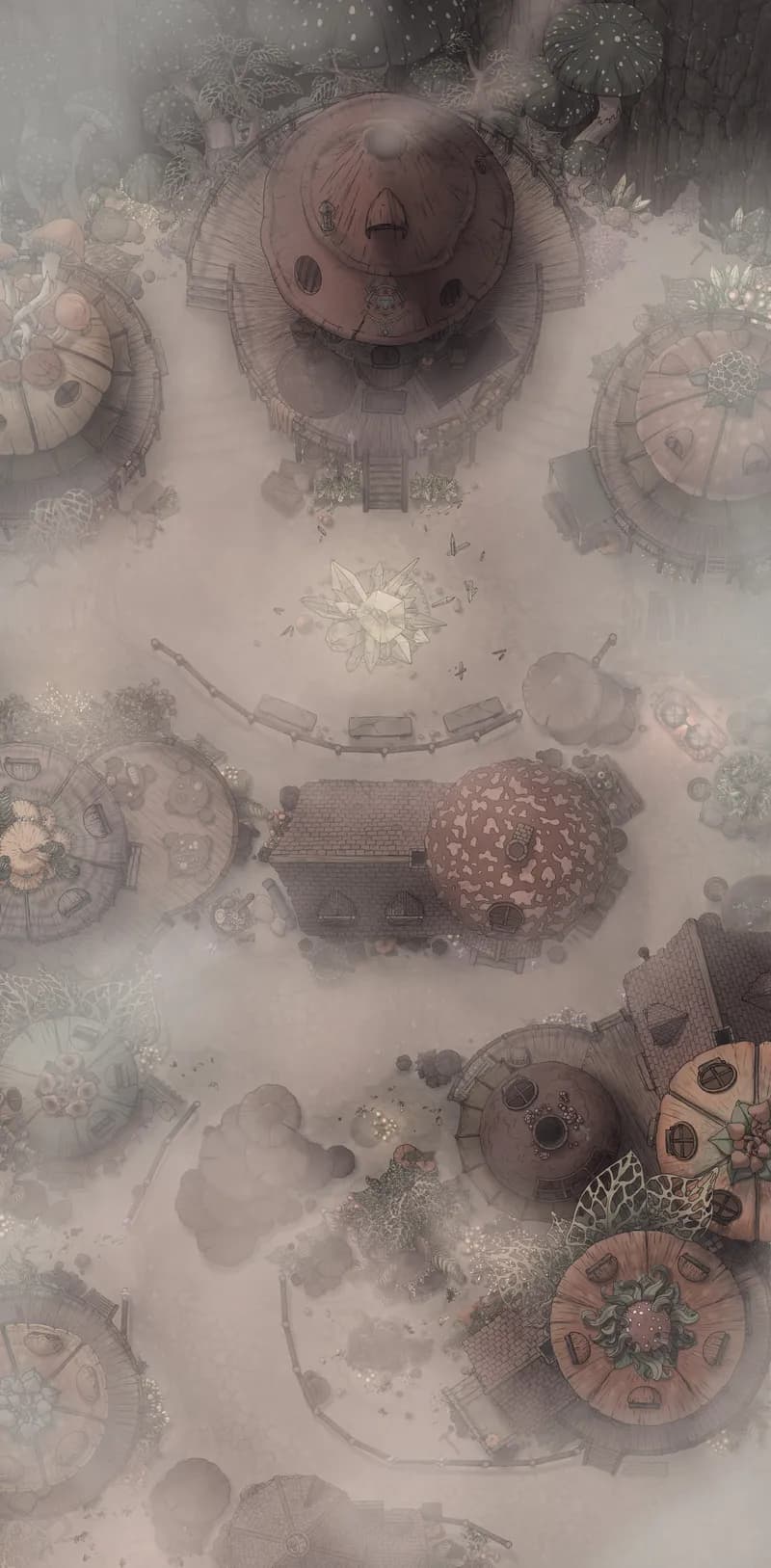 Gnome City Centre map, Fog variant thumbnail