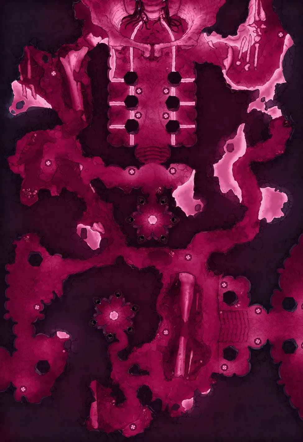 Elder Brain Sacrum Shrine map, Pink variant thumbnail
