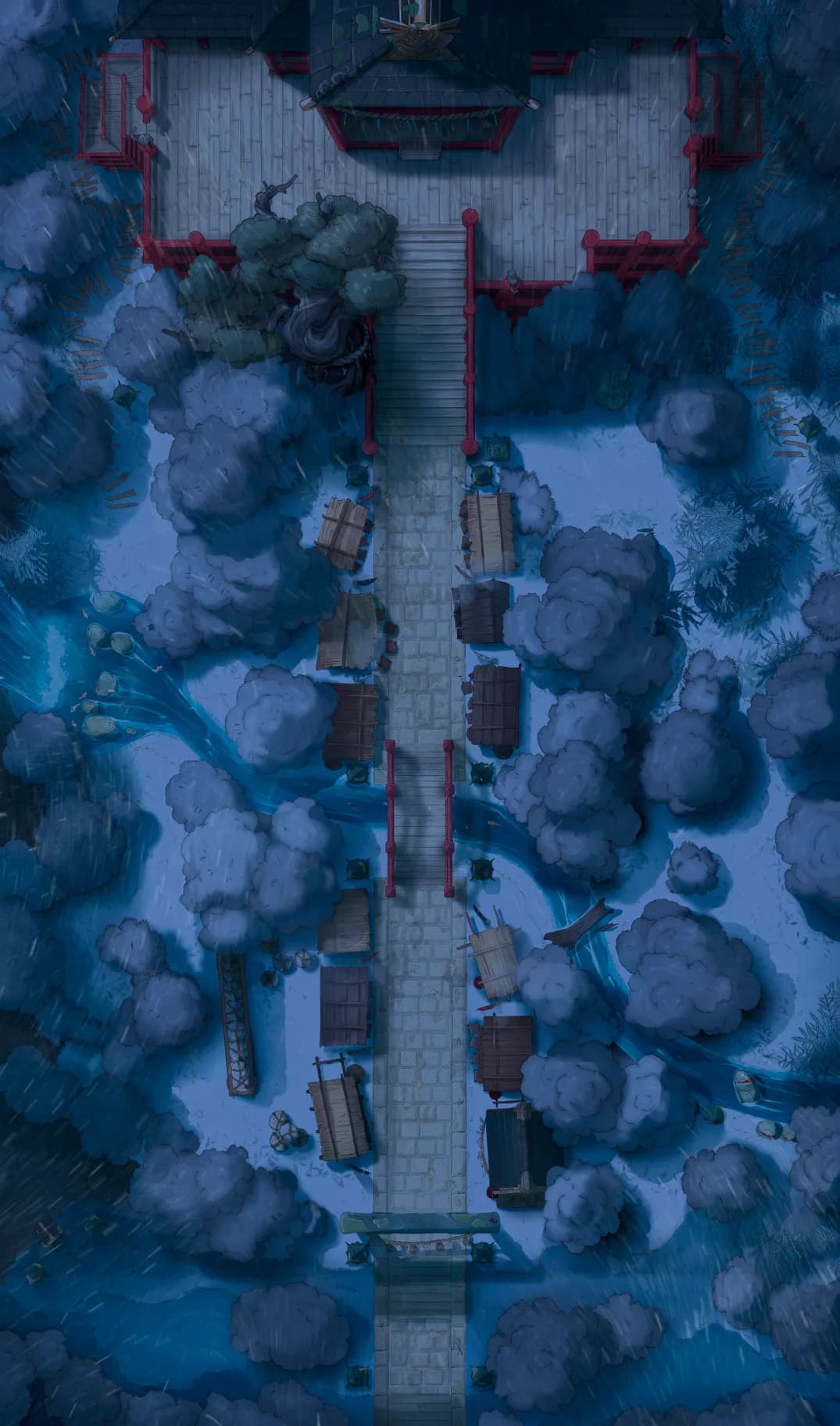 Forest Shrine Festival map, Snow variant thumbnail