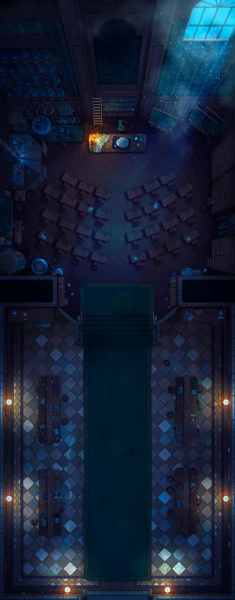 Monster Genealogy Lab map, Classroom Night variant thumbnail