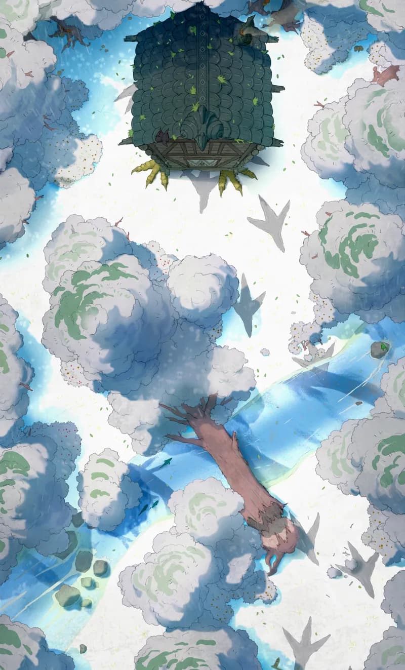 Baba Yaga's Domain map, Snow Day variant thumbnail