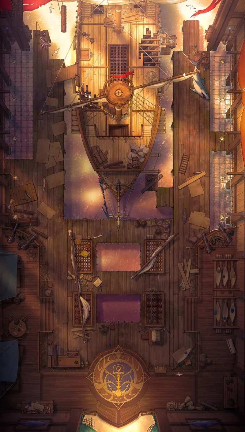 Secret Sailor Lair map, Sunset variant thumbnail