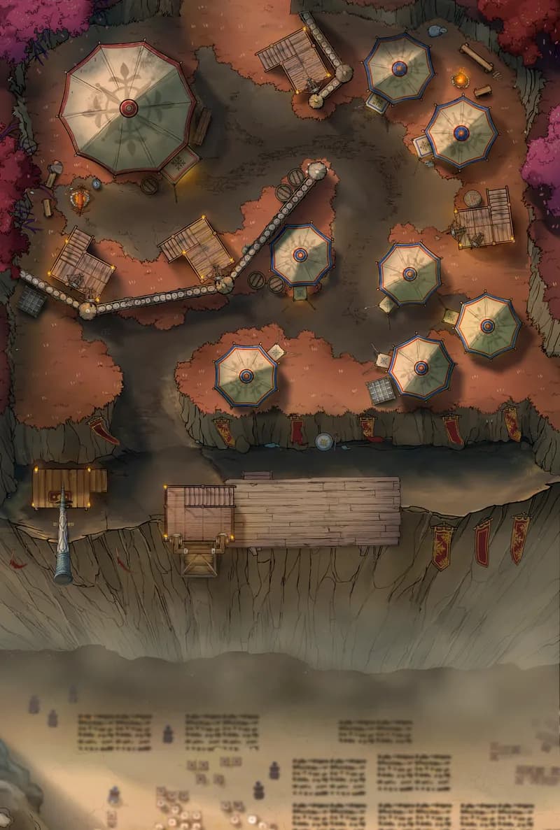 Clifftop Warcamp map, Autumn variant thumbnail