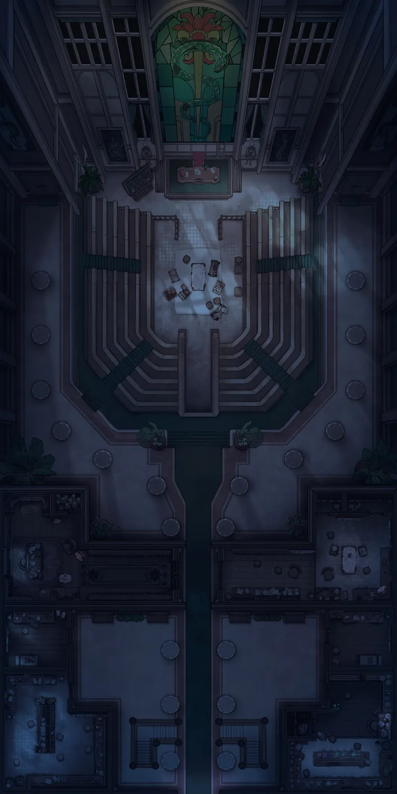 Experimental Surgery Theatre map, Floor 2 Original Silent Night variant thumbnail